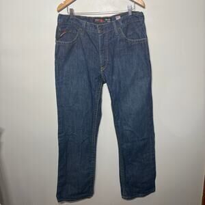 Ariat Jeans FR M4 Relaxed Boot Dark Wash Mens Western Riding Cowboy Heavy 36/32